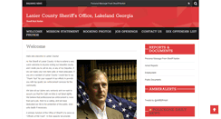 Desktop Screenshot of laniercountysheriff.com